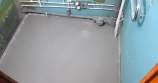 Наливной пол в туалете Нововоронеж, цена от 876 руб.